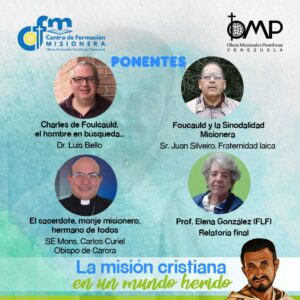 Ponentes webinar Carlos de Foucauld